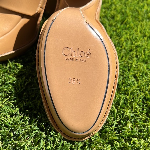 NWB Chloe Cookie Heels size 36 1/2 but fits like a true designer 35 size - Picture 6 of 11